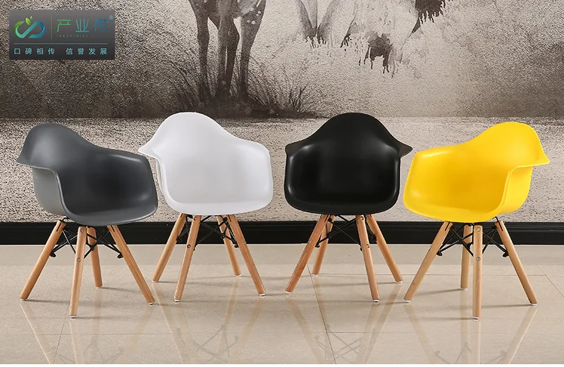 Nordic children furniture kids stool plastic wood chair children toddler designer fashion Kids chair home furniture dropshipping