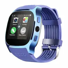 Smart Watch with Camera Touch Screen Bluetooth Smartwatch Support SIM and TF card Camera For Android IOS Smart Clock bluetooth smart watches z60 430ma smartwatch metal wrist strap support 2g sim tf card android ios clock message push phone watch