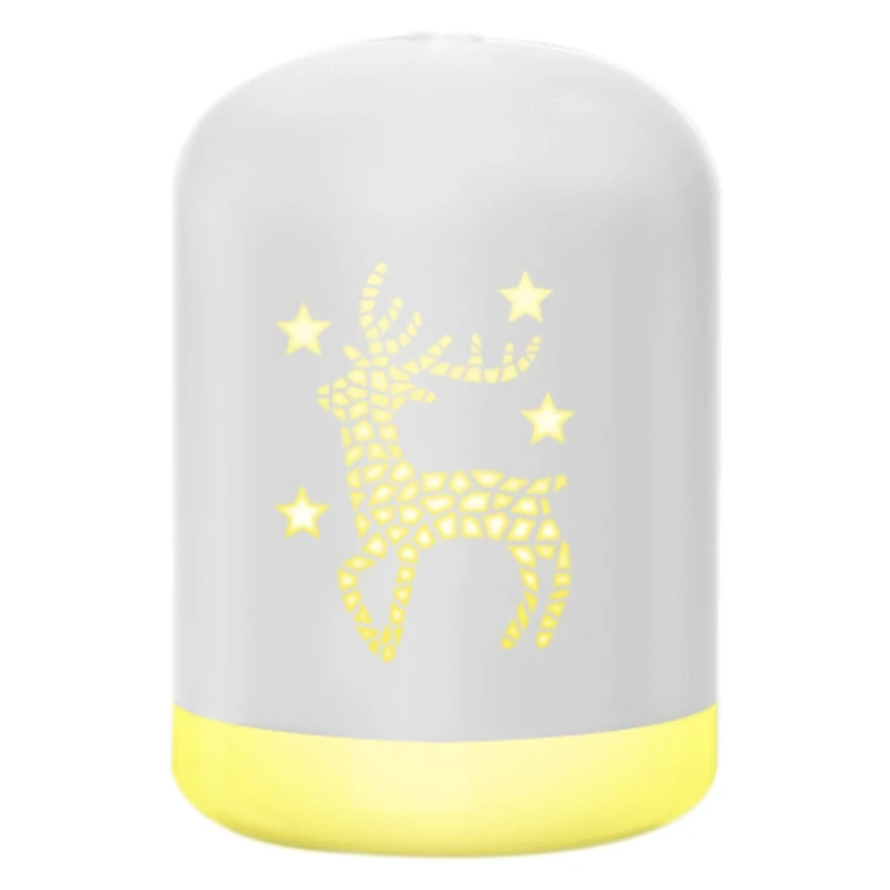 White XMX-340Ml, Рождественский Белый олень, увлажнитель воздуха, эфирное масло, диффузор для дома, автомобиля, ароматерапия, Ароматический диффузор с лампой - Цвет: White