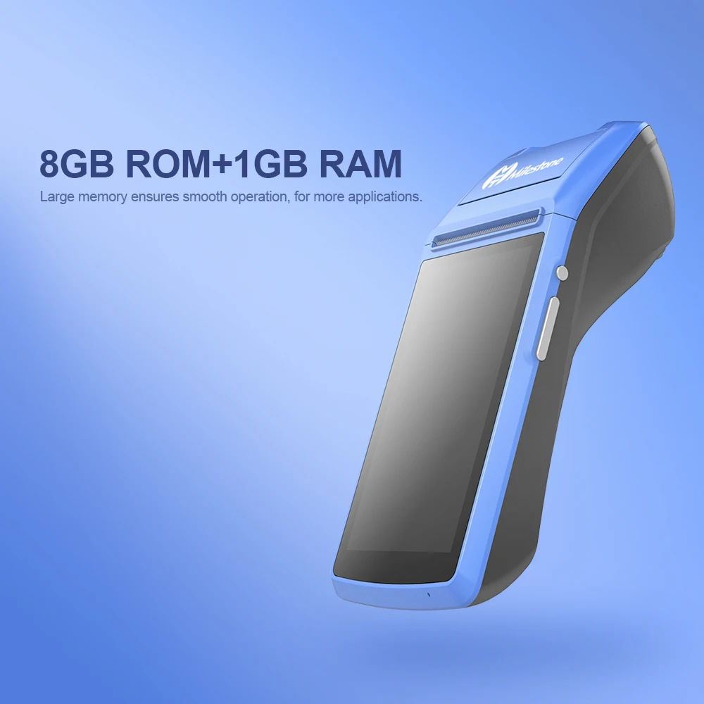 MHT-M1 POS терминал Поддержка ОС Android 6,0 чековый принтер с 2,4G, Wi-Fi, BT и Камера 5 дюймов ЖК-дисплей Экран 5MP Автофокус