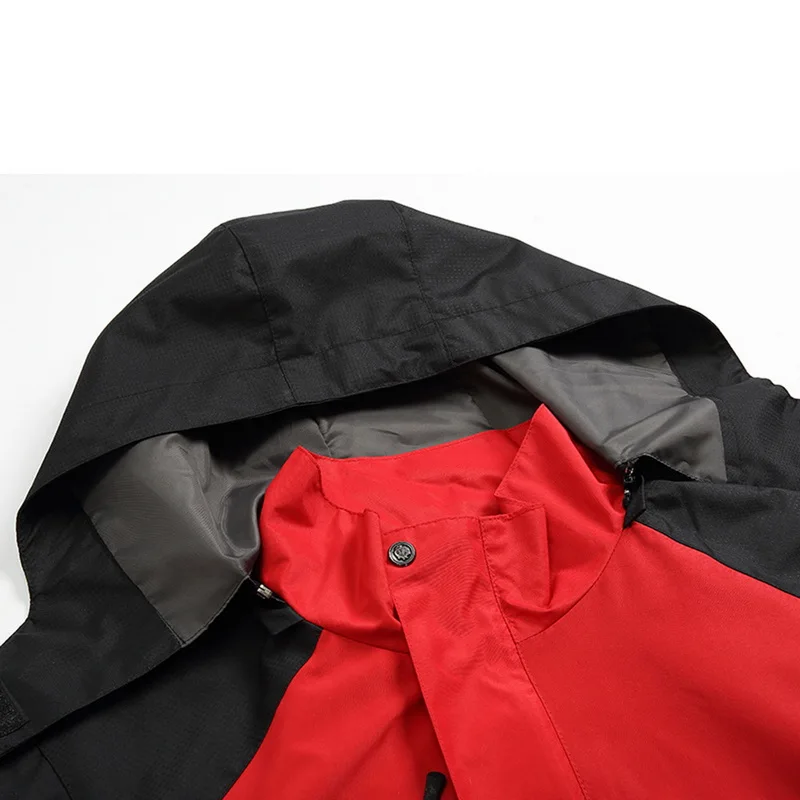 Seller DIHOPE 2020 Fashion Windproof Hooded Jackets Men Autumn Winter Jacket Windbreaker Mens Plus size Coats 4XL Sportwear Outwear