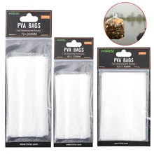 

20Pcs Carp Fishing PVA Bags Fast Dissolving Non Residue Carps Bait Bags Coarse Fishing Tackle Accessories Carp Boilies Pellet