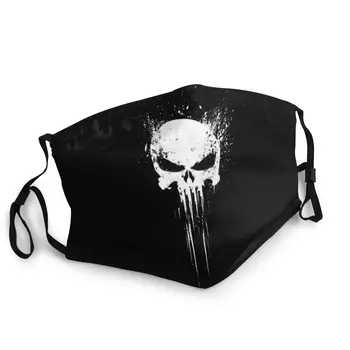 

New Printing Punisher Skull Pm2.5 Filter Dust Mask Fashion Ladies/mens Dust Mask Punisher Action Figure Women/men Mask