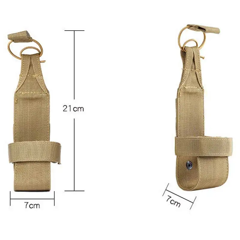 Portable Molle Water Bottle Holder Hunting Molle Backpack Hiking Camping Travel Kits Umbrell Kettle Carrier Pouch Waist Bag water bottle holder