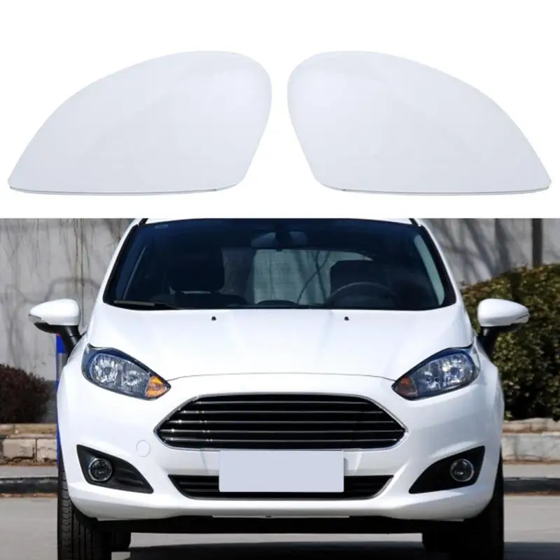1 пара АБС боковое зеркало крышки левый и правый для Ford Fiesta 2009- дверные зеркала крышки с определенной твердостью поверхности защиты
