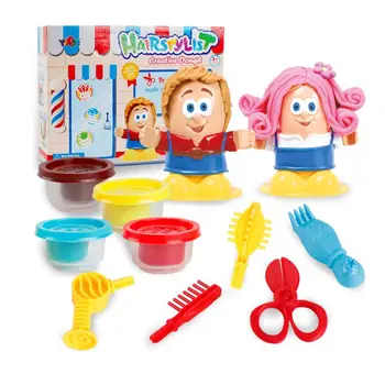 

Children DIY Color Mud Hairdressing Model Toy Set Kids 3D Educational Toys R7RB