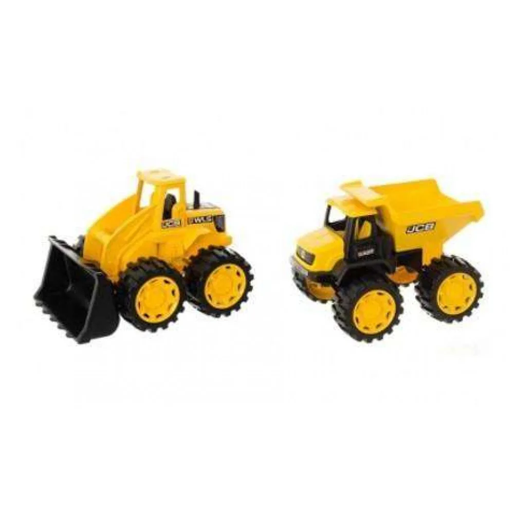 Набор машин HTI Самосвал и погрузчик JCB 1415640.V15, 18 см HTI