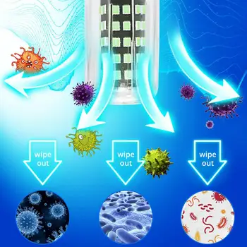 

Disinfection Corn Light UVC Sterilization Light E27 112LED Health Protective Equipment Tube Mask Quartz Lamp Bulb