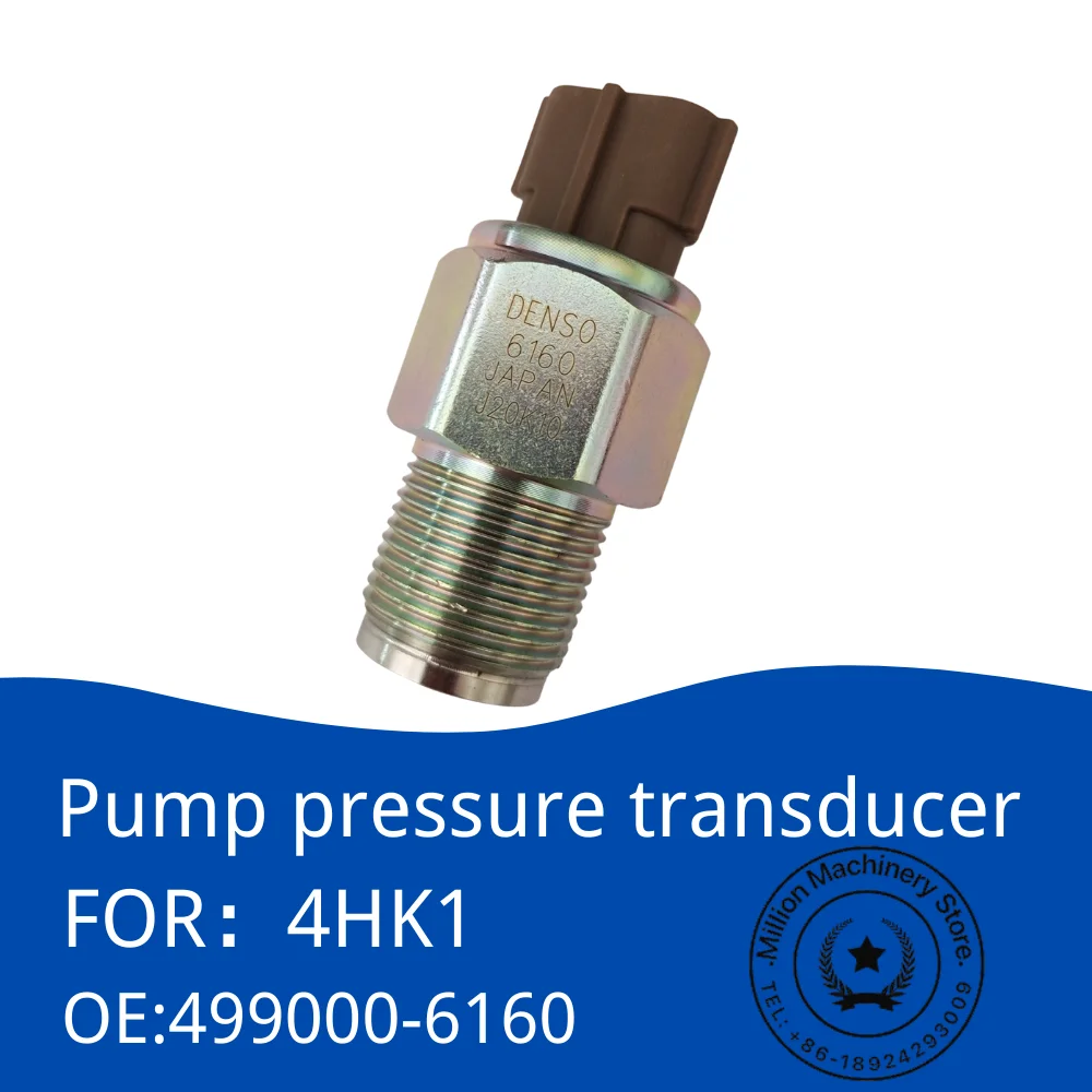 

4--000-6160 Pump Pressure Transducer Sensor for 4HK1 6HK1 Engine Fuel Pressure Sensor