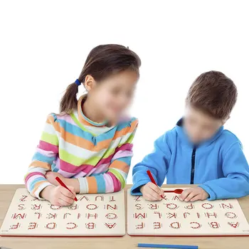 

26 Alphabet Numbers Writing Memo Board Magnetic Tablet Drawing Board Pad Toy Bead Magnet Stylus Pen Learning Educational Kid Toy