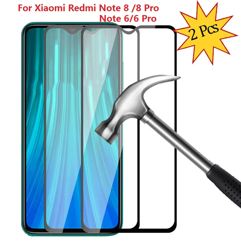 2 шт. защитная пленка для экрана Xiaomi Redmi Note 8 6 Pro | Мобильные телефоны и аксессуары