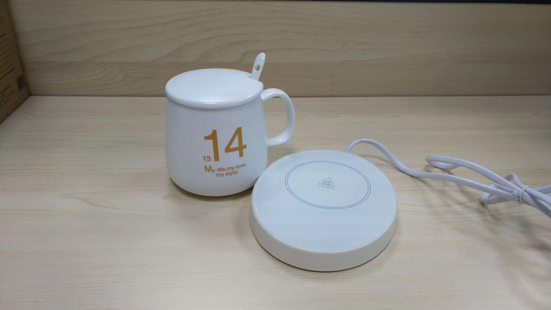 Smart Insulated Cup Warmers Warm Milk Office Insulated 55 Degrees Heating Base Electric Glass Teacup Thermostat