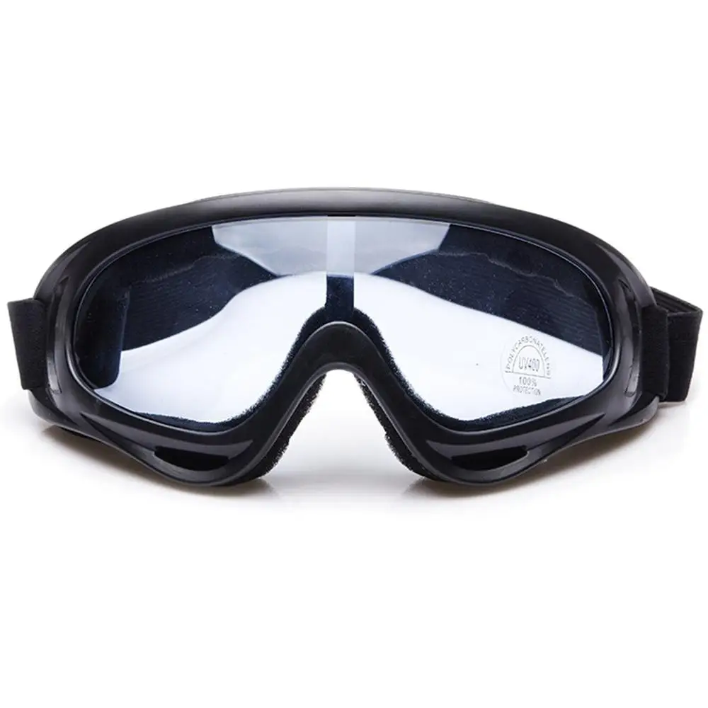 Прозрачный Tactical Glasses Off-Road Glasses X400 Dustproof Riding Motorcycle Windproof Sand Anti-Shock Glasses - Цвет: Прозрачный