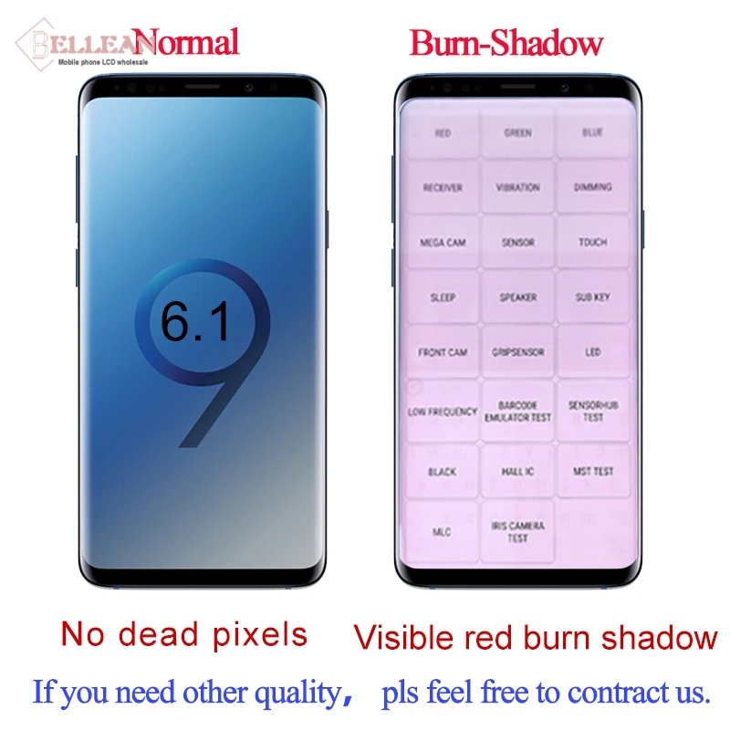 Catteny G965 дисплей для samsung Galaxy S9 Plus Lcd с кодирующий преобразователь сенсорного экрана в сборе 6,2 дюймов G965F G965F/DS дисплей