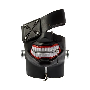 

Anime Tokyo Ghouls Ken Kaneki Cosplay Rubber Mask Halloween Masks Half Face Mask Carnival Party Cosplay Mask Props