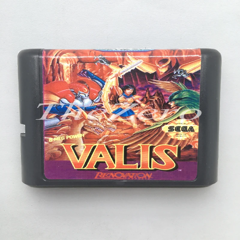 Valis ЕС/японский оболочка для 16 бит карточная игра для Genesis Системы для sega игры sega Mega Drive