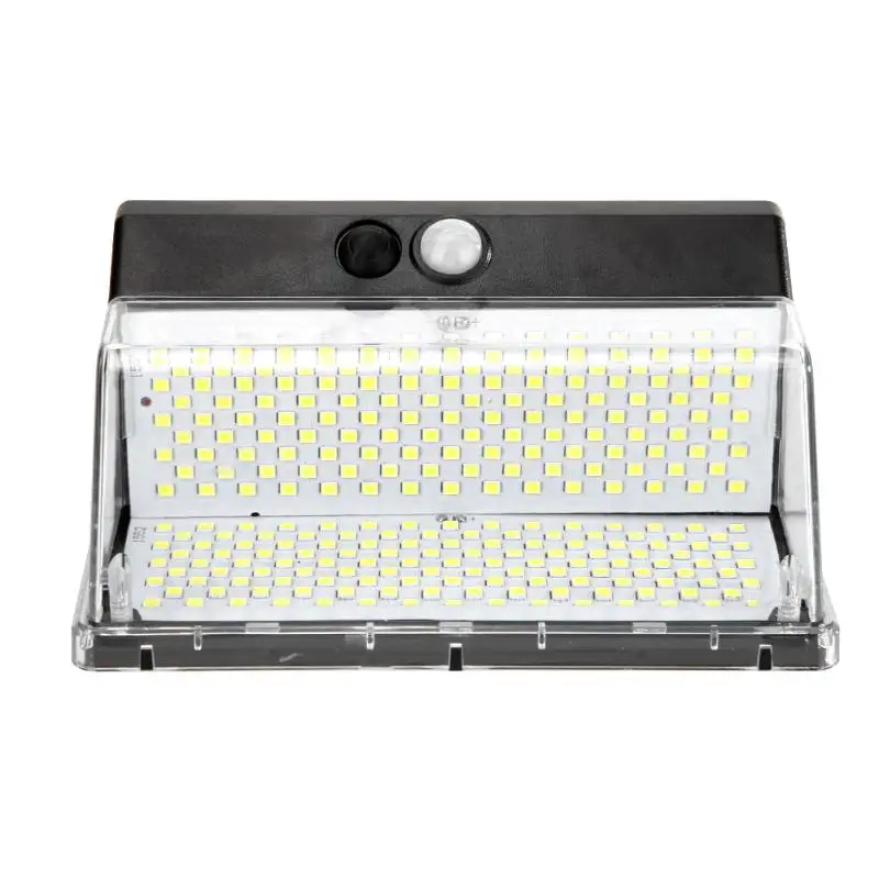 152/262LED датчик индукции человека на солнечной энергии, настенный светильник для двора, водонепроницаемый уличный светильник с датчиком движения, 3 режима