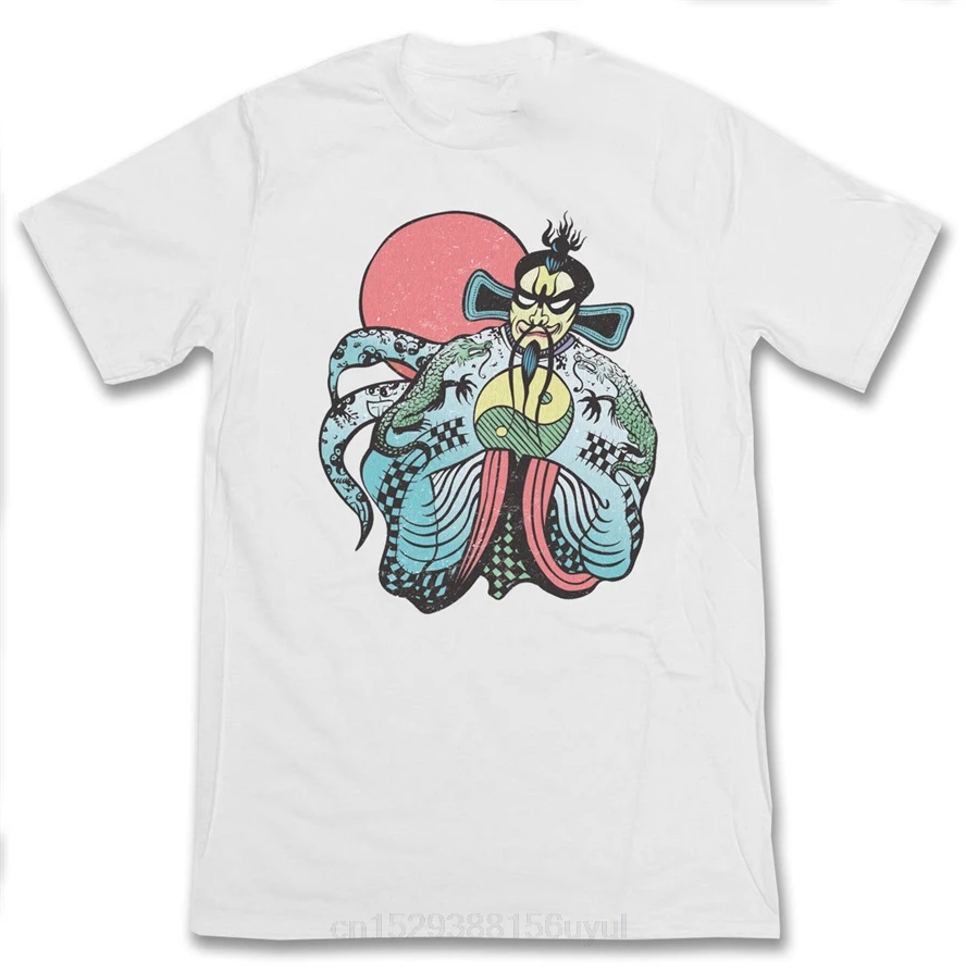 Большая проблема в маленьком китайском стиле Футболка-80S ретро классический