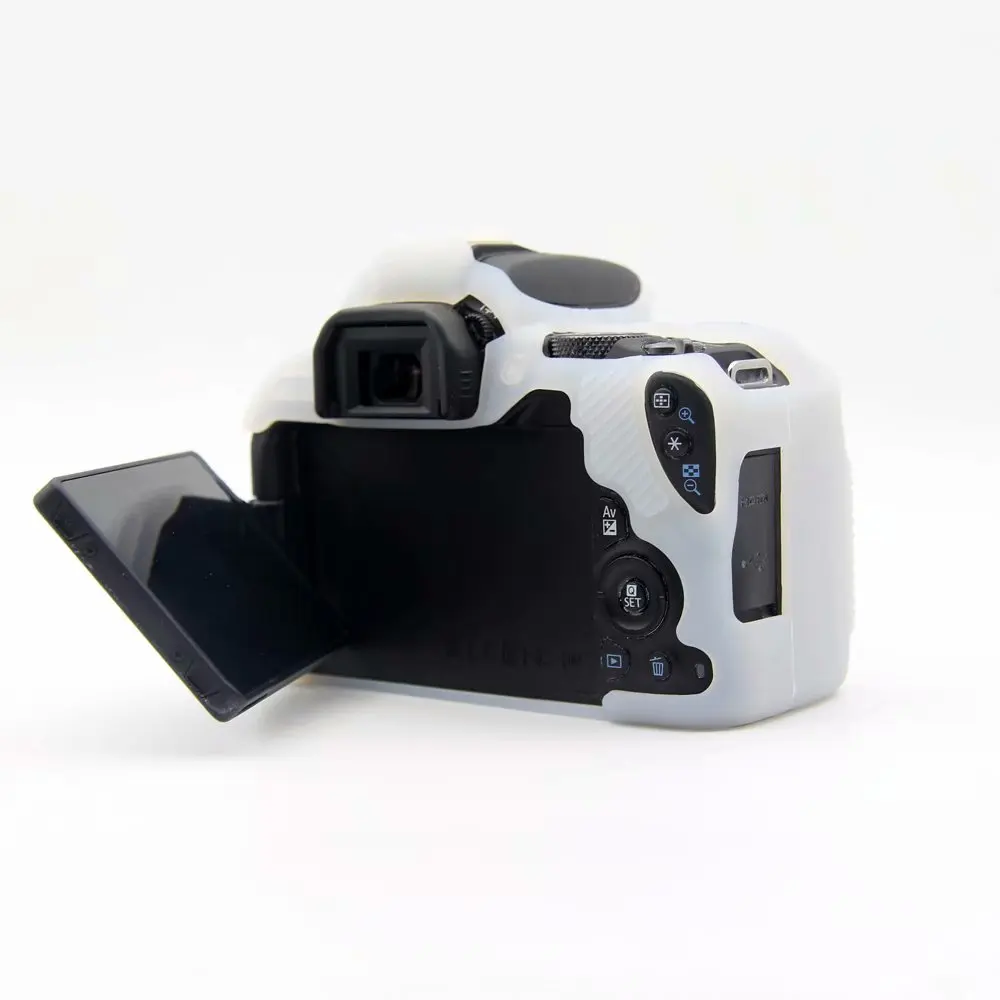 Силиконовый защитный чехол-сумка для камеры Canon EOS 200D 200D II 200D Mark II Rebel SL2 Kiss X9 DSLR