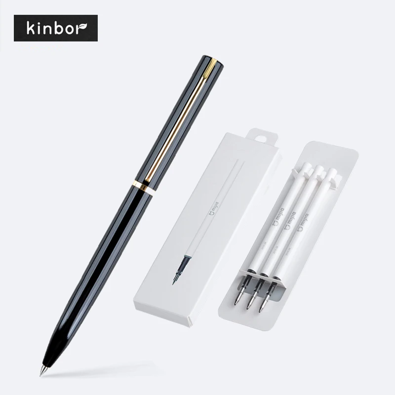 Металлическая ручка Youpin kinbro чернила для ручек прочная подписи гелевая PREMEC Smooth