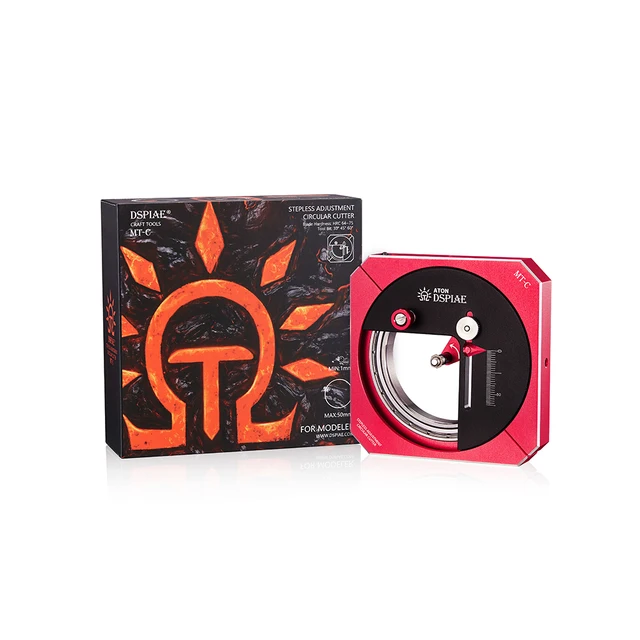DSPIAE MT-C Stepless Adjustment Circular Cutter Model Assembly Tool Cutting  Dedicated Craft Hobby Accessory