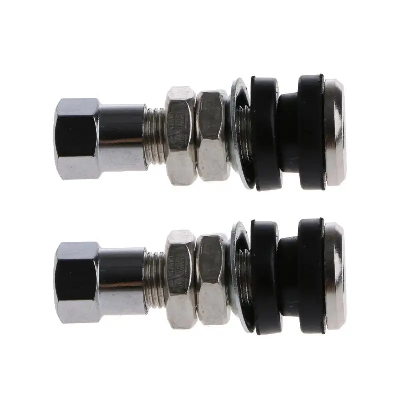 1 Pair Tire Wheel Valve Tubeless No Tube Stem Motorcycle Car Bike Atv