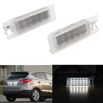 

A Pair LED license plate lamp LED number plate light Car Accessories For Hyundai Tucson 2010-2014