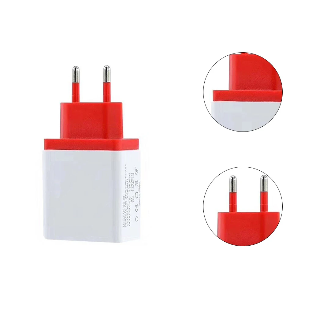 Замена для iPhone Android Smart путешествия 3,0 usb-хаб высокого стандарта ПК огнестойкий материал настенное зарядное устройство ЕС/США Разъем Портативный