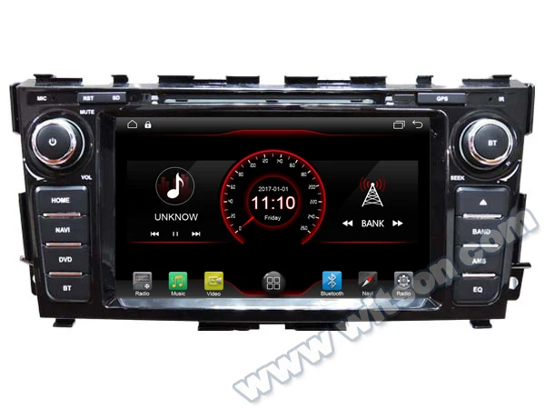 Best 8" Android 9.0 OS Car DVD Multimedia GPS Radio for Nissan Teana / Altima (L33) 2012-2017 with Built-in Digital Signal Processor 1