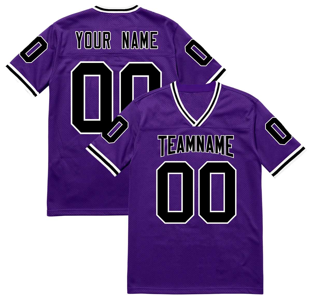 American Football Jersey Embroidery Team Name Number For Men/Youth