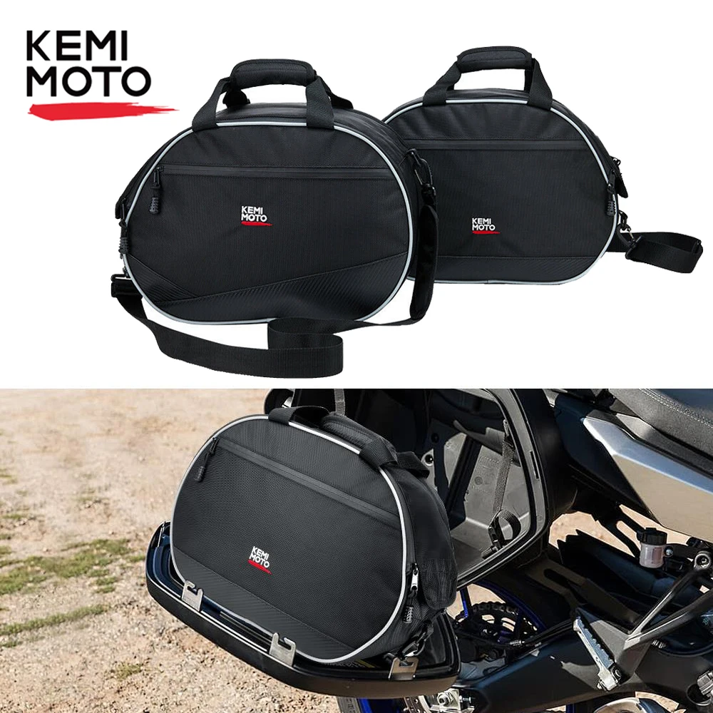 Motorcycle Saddlebag Luggage Pannier Liner Bags Waterproof Side Bags For YAMAHA MT07 MT 07 MT 07