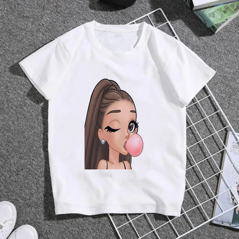 Sommer Damenmode T-Shirt Einhorn Japan Harajuku Stil Kurzarm Rundhals Freizeit