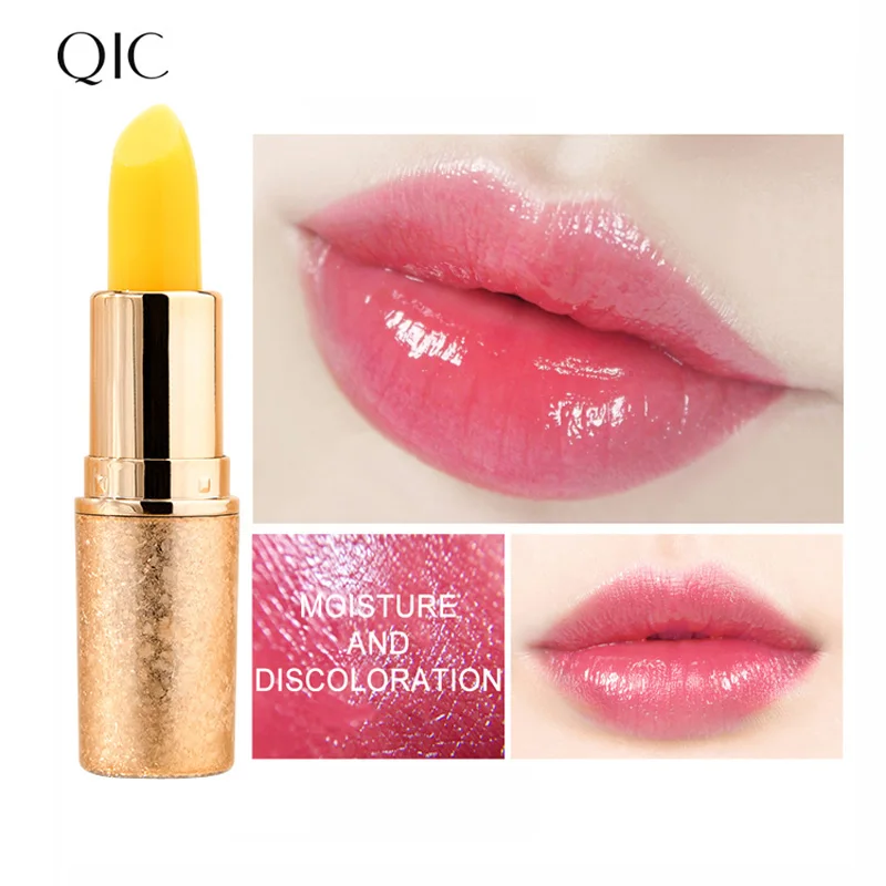 QIC Lip Balm Color Changing Moisturizer Lipstick Lips Makeup Base Nutritious Repair Discoloration Tint Lipbalm Pen Make up Gloss |