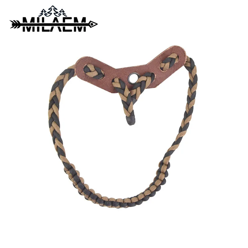 

1 Piece Compound Bow Sling Adjustable Wrist Sling Braided Rope and Metal Parachute Cord Hunting Archery Bow Sling Strap 6 colors