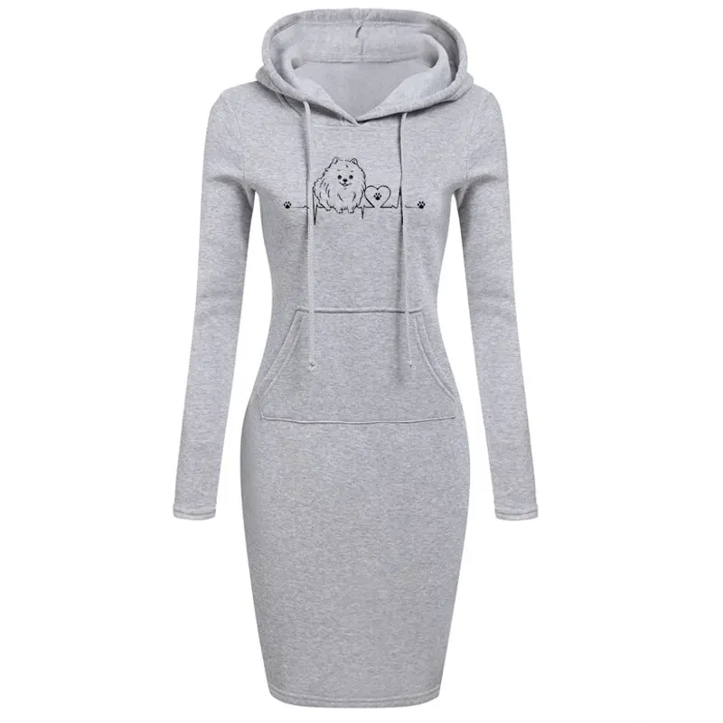 Новинка лета 2020 модное женское платье с капюшоном в виде милой собаки