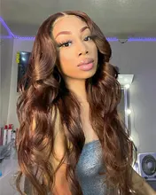 Peluca con malla frontal para mujeres negras, pelo liso de color con pelo de bebé 13x4, pelucas de cabello humano brasileño con encaje frontal, 4x4, Remy