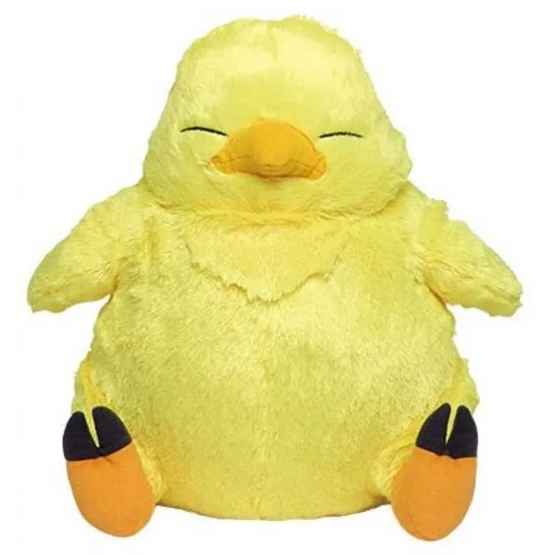 

New Japan Anime Final Fantasy XIV FF15 Debu Fat Chocobo Yellow Bird Big Plush Stuffed Pillow Cosplay Toy Doll Kids Gifts 35cm