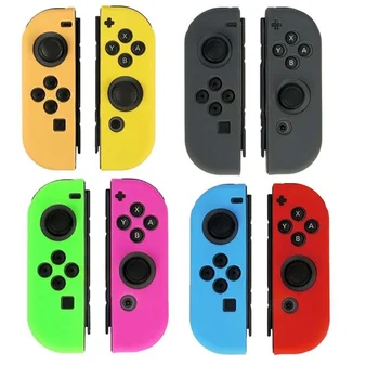 

1 Pair Silicone Rubber Skin Case Cover for Nintend Switch Joy Con Controller for NX NS Joycon Protective Anti-slip Soft Case