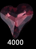 4000 100 шт./лот ногтей Кристаллы в форме сердца-shape форме, благодаря чему создается ощущение невесомости с 3D Ювелирные изделия из кристаллов Стразы 8x9 мм, Фурнитура для бижутерии, накладные ногти Типсы Искусство украшения кристаллами камнями аксессуар - Цвет: 4000