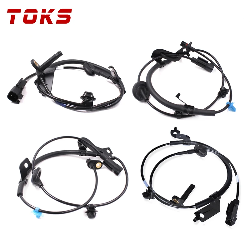 

4pcs Front/Rear Left Right ABS Wheel Speed Sensor For Mitsubishi Lancer Outlander 4670A576 4670A575 4670A580 4670A579
