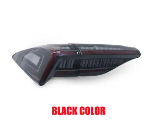 Black Автомобильный Стильный чехол для Toyota Avalon задний фонарь светодиодный задний фонарь Toyota Avalon задний фонарь все светодиодный задний фонарь - Color: Black