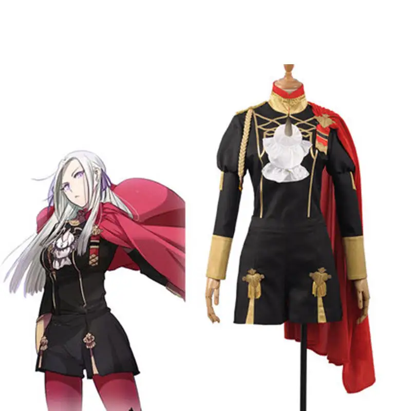 

Game Fire Emblem Three Houses Cosplay Edelgard Von Hresvelgr Costume Uniform Suit Adult Men Halloween Carnival Outfit Full Set