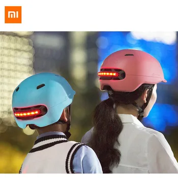 

Original Mi Smart Flash Helmets Automatic Light Warning IPX4 waterproof protecting you for riding Scooter Bicycle Mountain Road