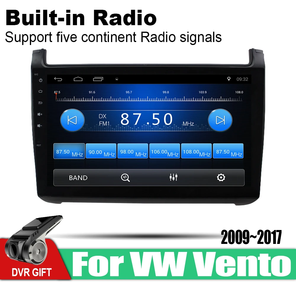 Для Volkswagen VW Vento 2009~ Android автомобильный 2 din Мультимедиа gps навигация vedio стерео радио аудио wifi BT видео карта