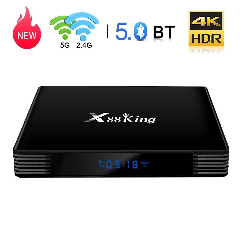 20 шт./лот X88 King медиаплеер Tv Box Mali-G52 BT5.0 Smart Android X88 King Amlogic S922x двойной Wifi MP6