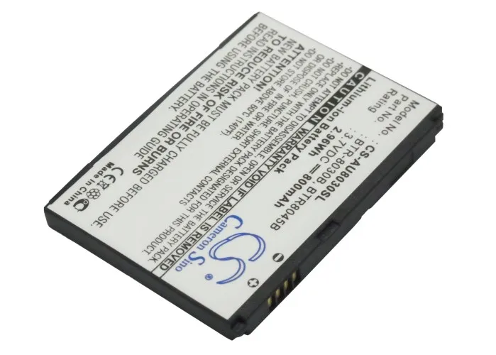 Обновленная батарея Cameron Sino для USCellular BTR8045B TXT8045, TXT8045US, Verse 800 mAh/2.96Wh