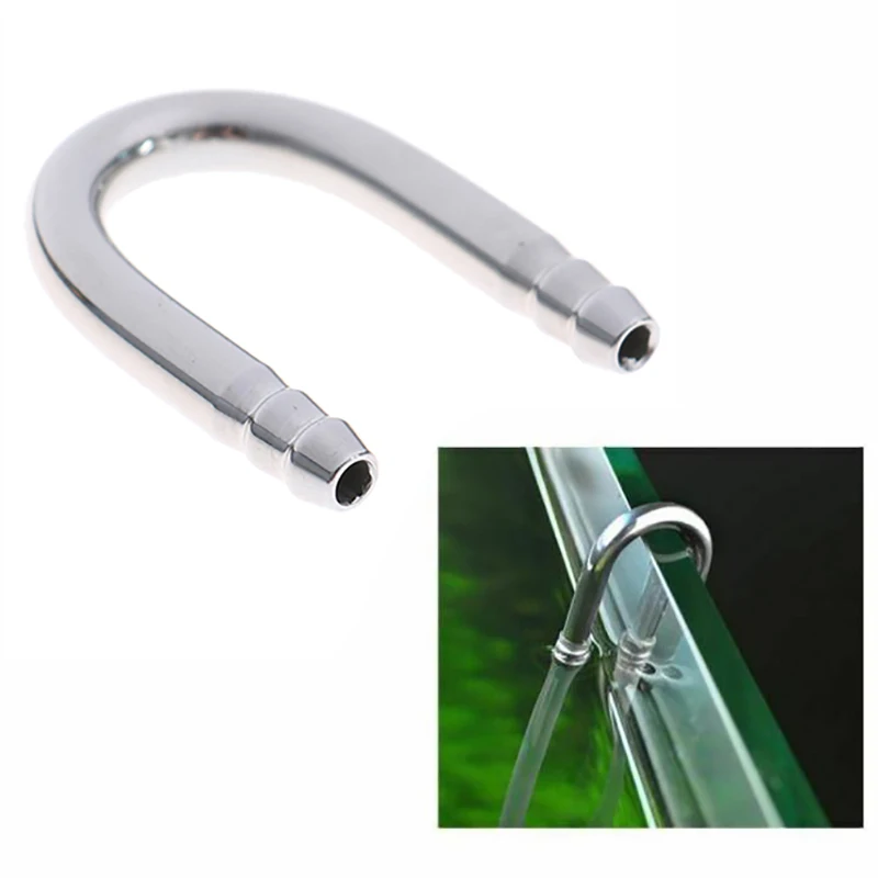 Aquarium Air Pump 1 pc u shape connectors aerater oxygen pump co2 system accessories for aquarium fish tank air tube 4-5mm inside diameter