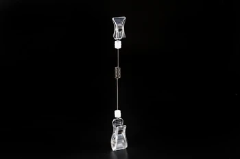 

Pop Label Clip Clear clear price tag with turnable clip