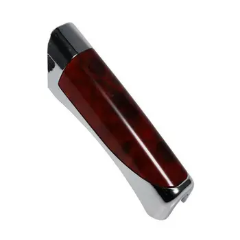 

1x Hand Brake Cover Auto Wooden Style Plastic 12.5cm*3.5cm Accessories
