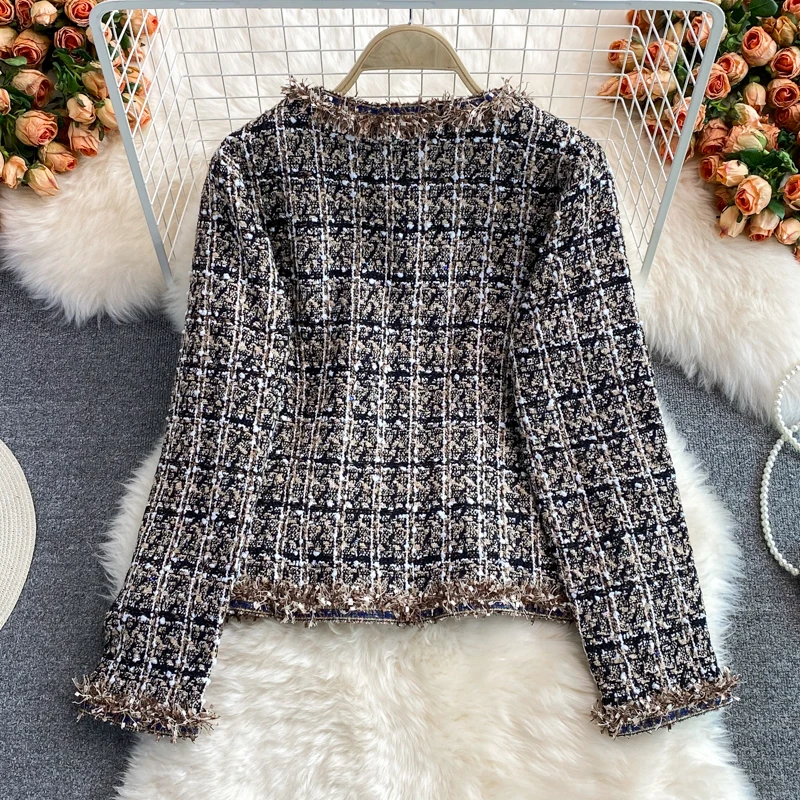 ジャケット・アウター EAPHI WOOL TWEED JACKET eaphi WOOL TWEED JACKET【極美品】アクアスキュータムハーフ